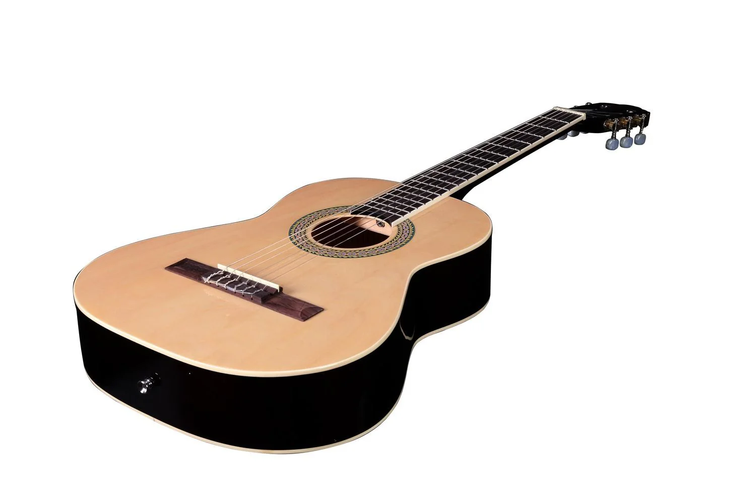 Artist CB3 3/4 Size 36 inch Classical Nylon String Guitar - Natural - Image 4