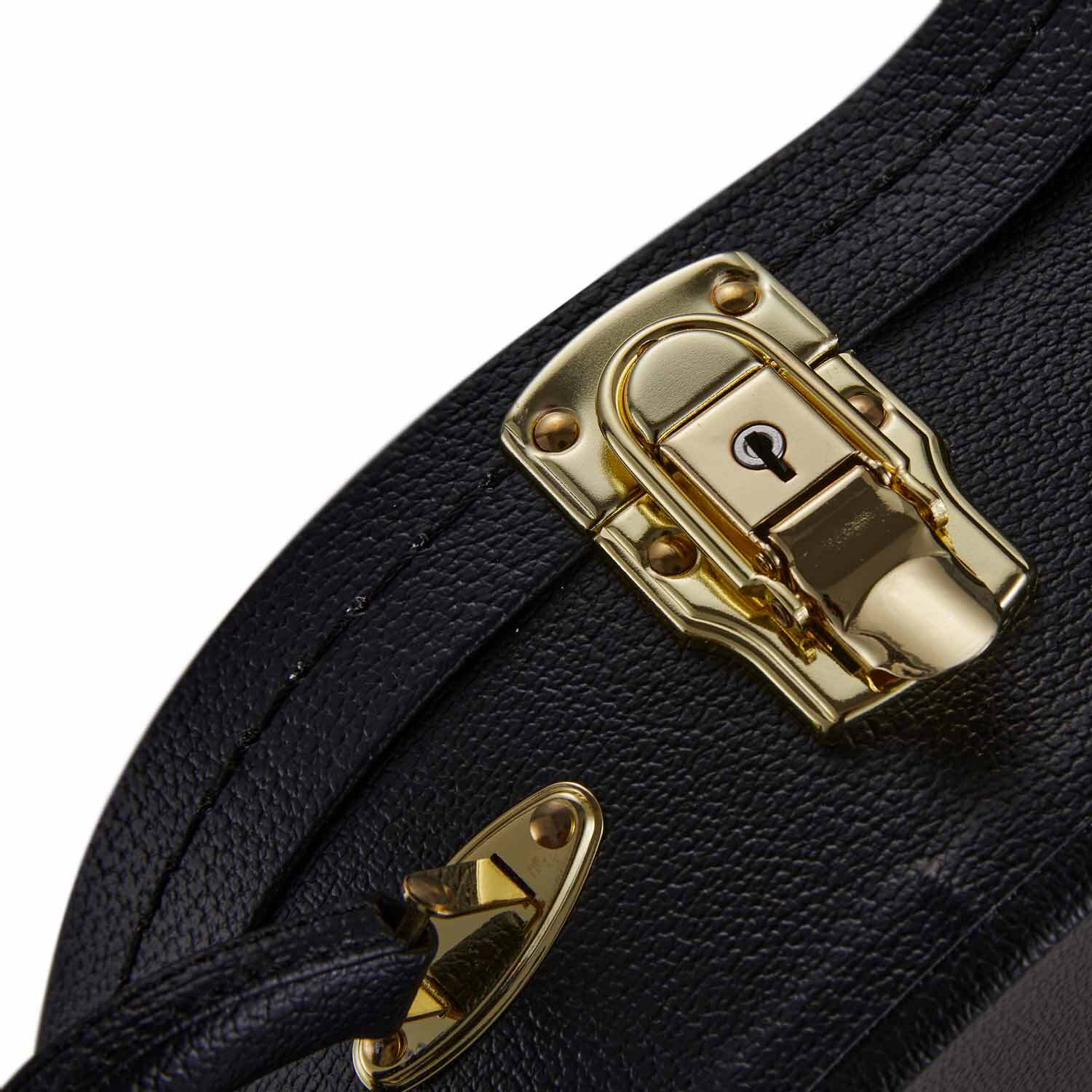 Artist JC450 Black Arch Top Hard Guitar Case Fits 335 - Image 9