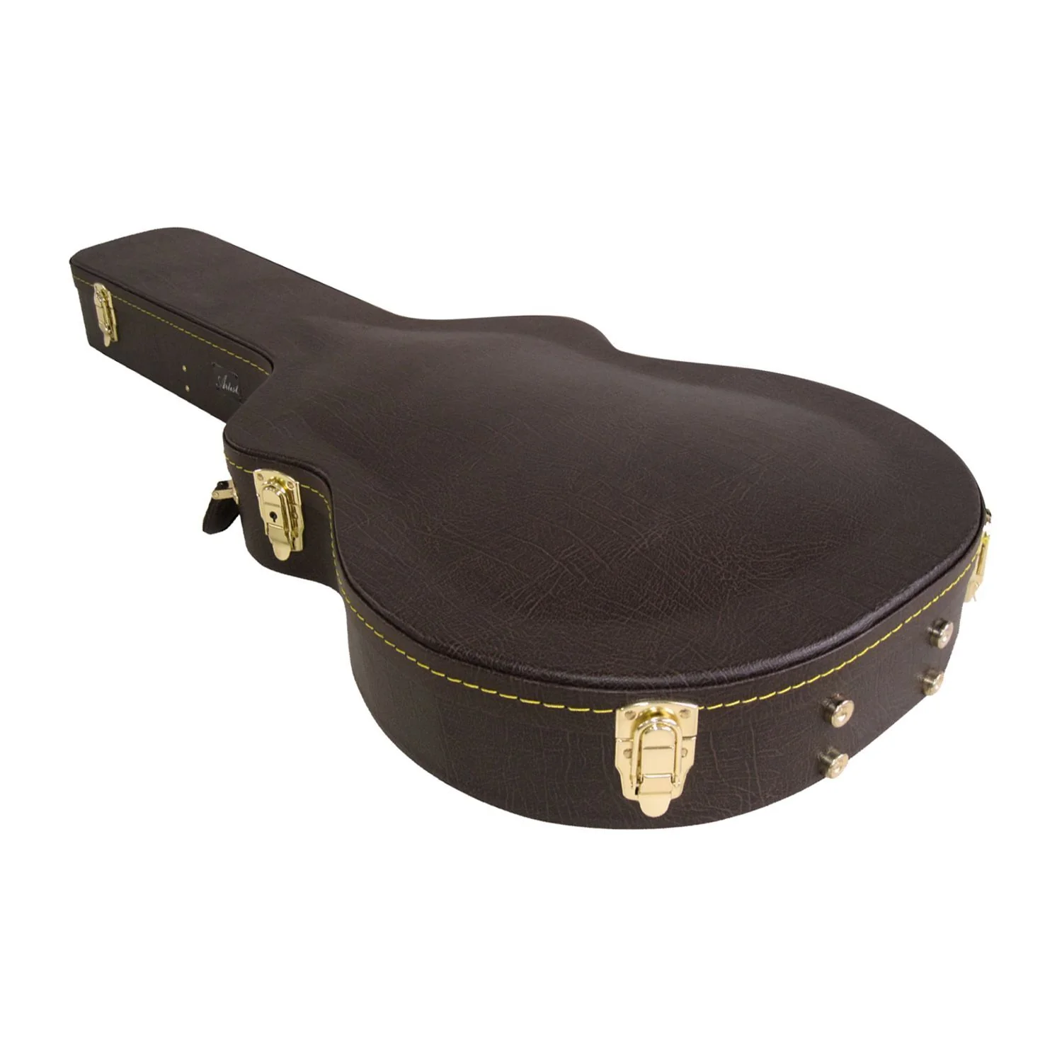 Artist JC450 Brown Arch Top Hard Guitar Case Fits 335 - Image 3
