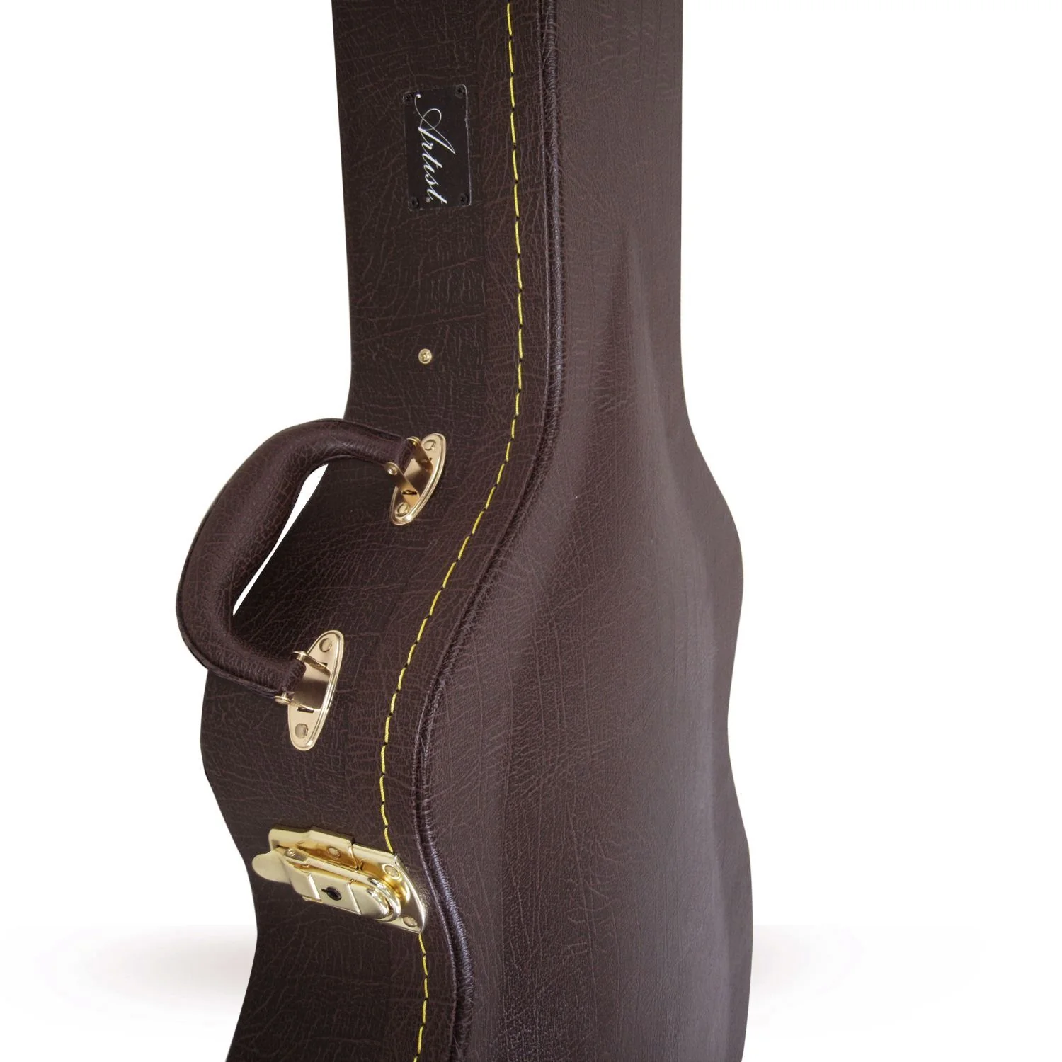Artist JC450 Brown Arch Top Hard Guitar Case Fits 335 - Image 5