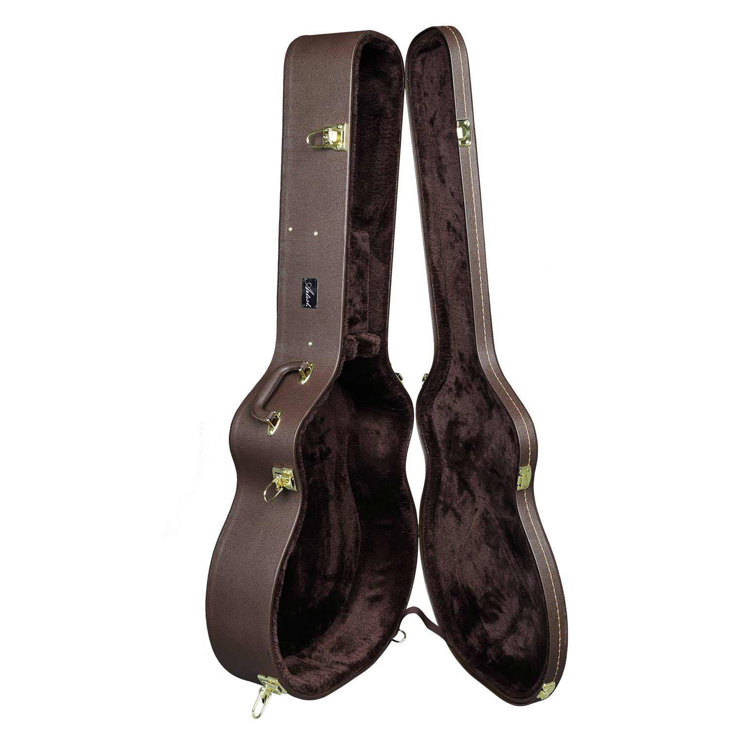 Artist JC500BR Jumbo-Large Guitar Arch Top Hard Case w/ Lock - Image 8