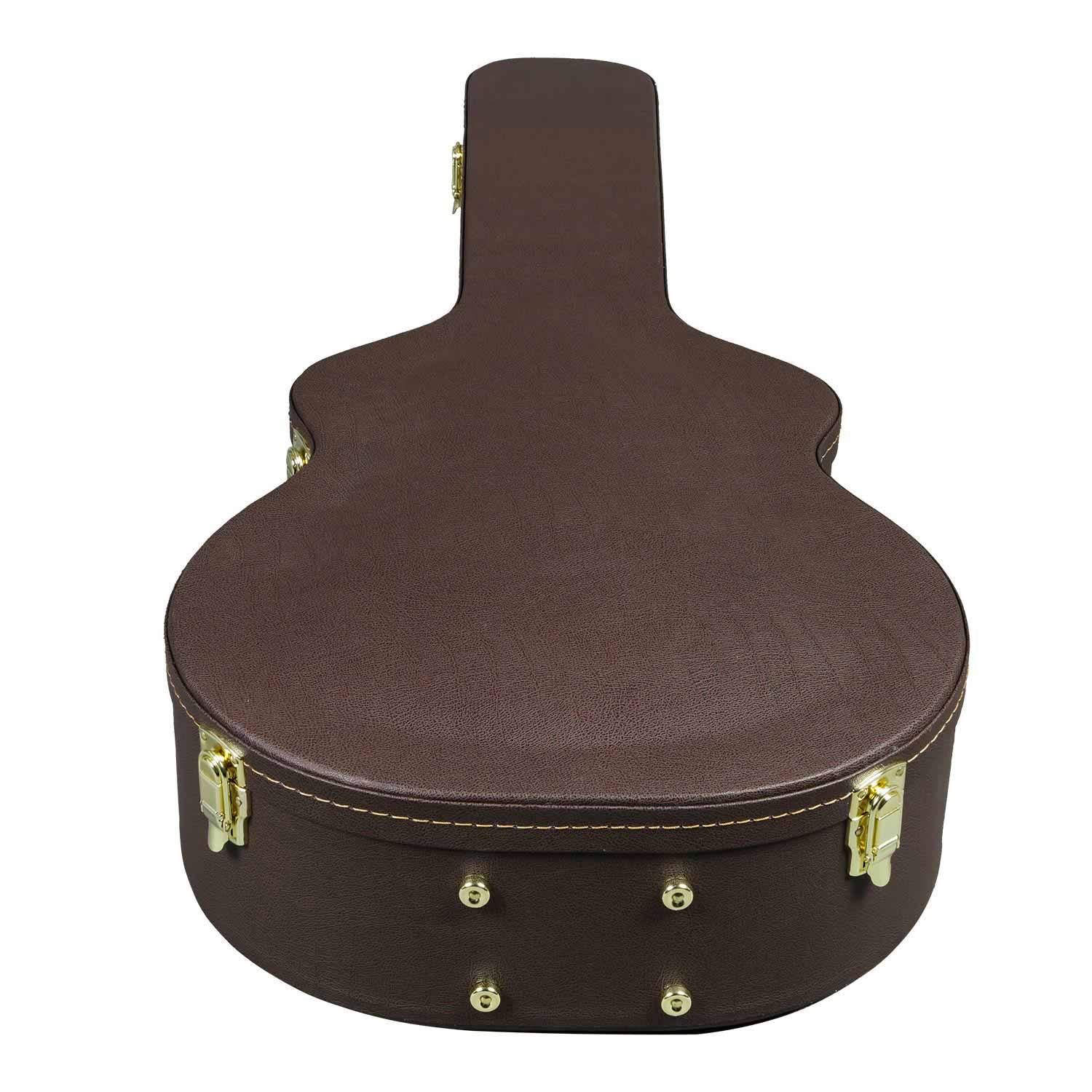 Artist JC500BR Jumbo-Large Guitar Arch Top Hard Case w/ Lock - Image 9