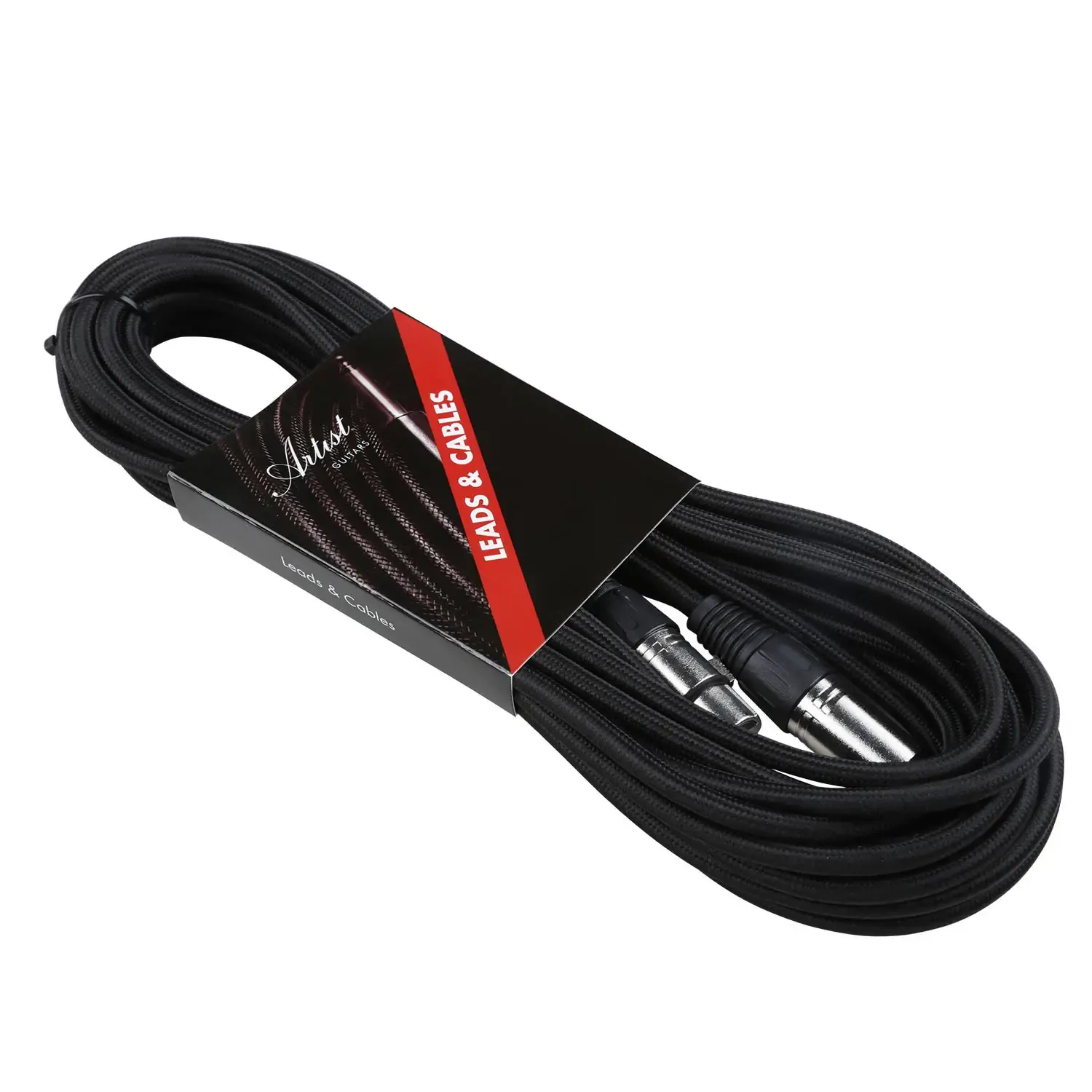 Artist MCD30XX 30ft (9m) Deluxe Mic Cable/Lead XLR-XLR - 4 Pack - Image 3